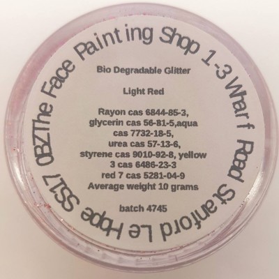 Bio Glitter Light Red